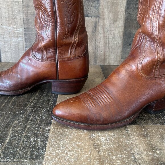 Lucchese L6616 San Antonio Vintage Western Cowboy Boots Mens 9 D - Picture 11 of 12